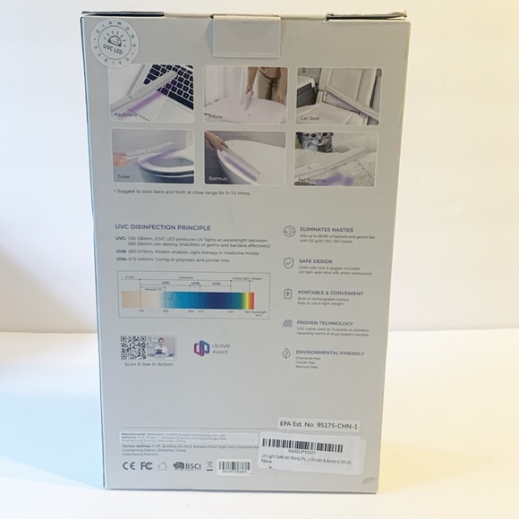 NEW 59S UV Multi-use Sterilizing Wand X5 Diamond Series - Picture 8 of 9